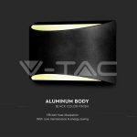 10W Стенна Лампа Bridgelux Чип Черна 4000К IP54