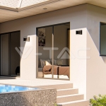 10W Стенна Лампа Bridgelux Чип Черна 4000К IP54