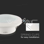 GU10 Корпус Кръг Бял