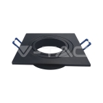 1*GU10 Корпус Луна Квадрат Черна