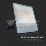 200W LED Прожектор SMD Черно Тяло 6400K 185 lm/W