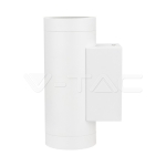 GU10 Корпус Кръг Бял