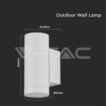 GU10 Корпус Кръг Бял