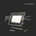 50W LED Прожектор Черно Тяло 6500K