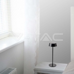 2W LED Настолна Лампа Черно Тяло 3000К IP54