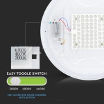 36W LED Плафон Мат Ф450 3 в 1 Сменяем Спектър