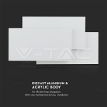 11W Стенна Лампа Бяло Тяло 3000К IP20