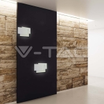 11W Стенна Лампа Черно Тяло 3000К IP20