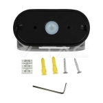 5W Стенна Лампа Черна IP65 Подвижна 3000К