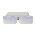 12W Лед Стенна Лампа Двойна Бялa Подвижна IP65 3000K