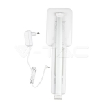 7W LED Настолна Лампа Wireless Charger 3 в 1 Бяла