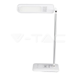 7W LED Настолна Лампа Wireless Charger 3 в 1 Бяла