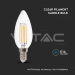 LED Крушка 4W Filament E14 Кендъл 3000K