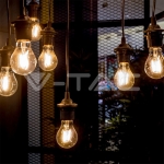 LED Крушка 10W Filament E27 A60 Амбър 2200К