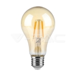 LED Крушка 10W Filament E27 A60 Амбър 2200К