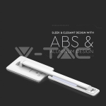 5W Настолна Лампа 3в1 Безжично Зареждане GSM Бяла Правоъгълна Основа