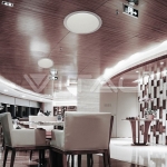 36W-72W-36W LED Дизайнерски Плафон Дистанционно Димиращ Ринг Ф670