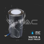 1W LED Осветител за Стъпала Сребърен 3000К