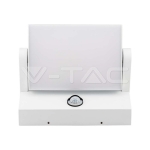 17W LED Стенна Лампа Сензор Бяла 4000К IP65