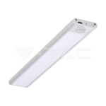 2.5W LED Лампа за Гардероб/Шкаф Сребърно Тяло 4000К IP20