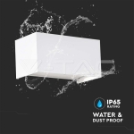 24W LED Стенна Лампа Бяла 4000К IP65