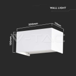 24W LED Стенна Лампа Бяла 4000К IP65