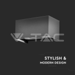 24W LED Стенна Лампа Сива 4000К IP65