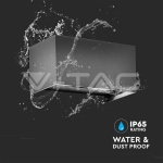 24W LED Стенна Лампа Сива 4000К IP65