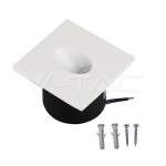 3W LED Луна за Стена Квадрат 3000К