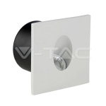 3W LED Луна за Стена Квадрат 4000К