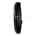 2W LED Осветление за Стъпала Черно Тяло Кръг 3000К