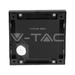 2W LED Осветление за Стъпала Черно Тяло Квадрат 4000К