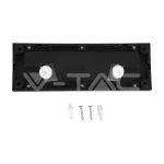 3W LED Осветление за Стъпала Черно Тяло 4000К