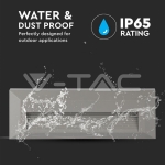 3W LED Осветление за Стъпала Сиво Тяло 3000К