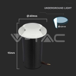 1W LED Осветител за Стъпала Бял Двупосочен 6400К