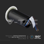 1W LED Осветител за Стъпала Бял Четирипосочен 3000К