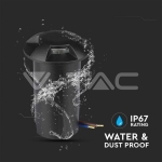 1W LED Осветител за Стъпала Черен Четирипосочен 6400К