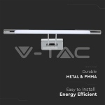 12W LED Лампа за Картина Хром 4000К ф640