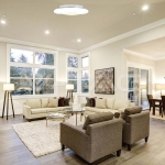 22W Пендел/Плафон Кръг 3 Цветен D:300*H:800 Димиращ Бял