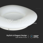 22W Пендел/Плафон Кръг 3 Цветен D:300*H:800 Димиращ Бял