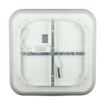 26W Пендел/Плафон Квадрат 3 Цветен D:300*300*80 Димиращ Бял