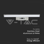 8W LED Лампа за Картина Подвижна Хром ф455 3000К