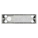 9W Фасаден Аплик 2 Посоки Сив 4000К IP65