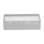 9W Фасаден Аплик 2 Посоки Сив 6400К IP65