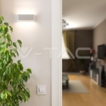 12W Фасаден Аплик 2 Посоки Сив 6400К IP65