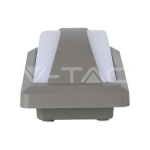 12W Фасаден Аплик Преграда Сив 4000К IP65