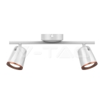 12W LED Двойна Спот Лампа 4000К Бяла