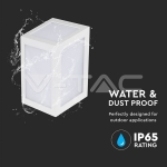 12W Стенна Лампа Бяло Тяло 4000К