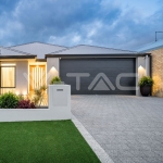 7W LED Стенна Лампа 3000К Черна Кръгла Полу Периферия