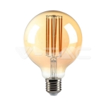 LED Крушка 7W Filament E27 G95 Амбър 2200K